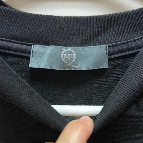 Alexander McQueen Black Short Sleeve Tee medium - Picture 3 of 4
